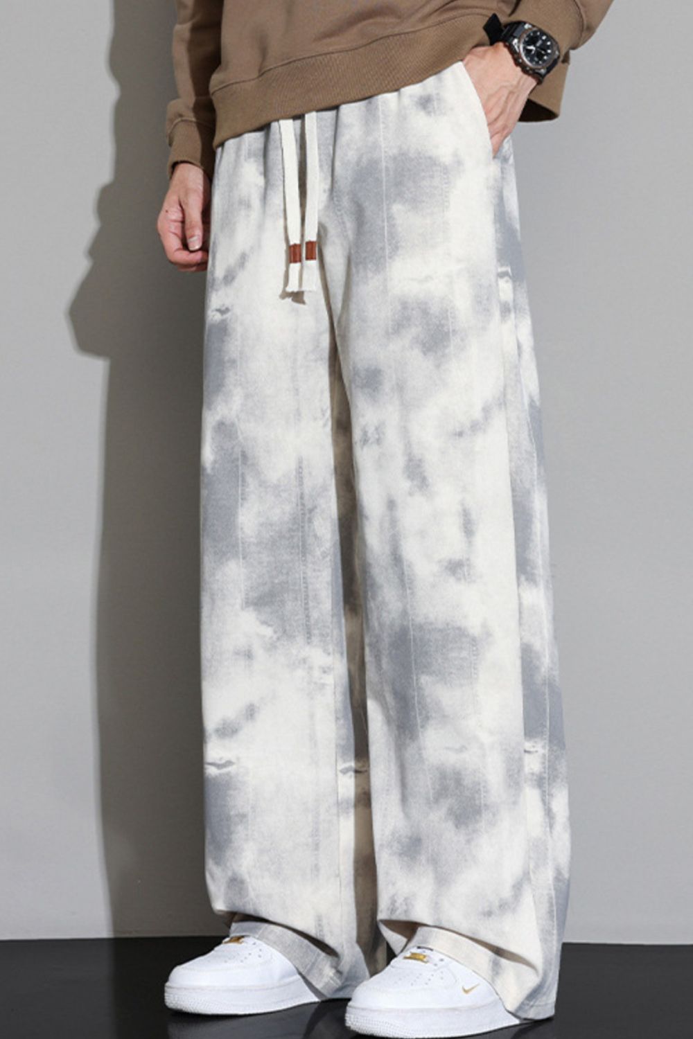 Men's Tie-Dye Loose Fit Casual Pants Secondary image